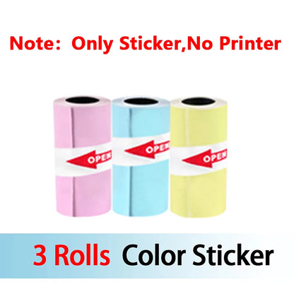 Mini Thermal Printer Wireless BT 200Dpi Label Photo Memo Wrong Question Printing Tag Bluetooth Printer USB Cable Portable