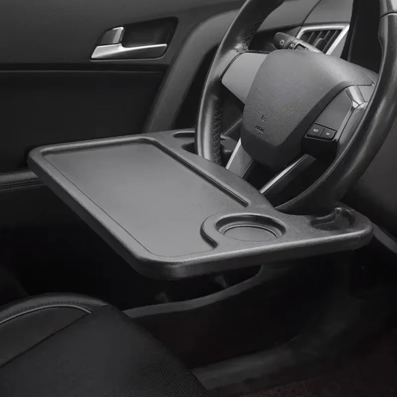 New Portable Car Laptop Computer Desk Mount Stand Eat Work Car Steering Wheel Dining Table Bracketdrink Food Coffee Tray Board